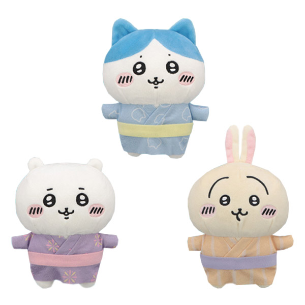 ちいかわ浴衣ぬいぐるみ｜オンラインクレーンゲーム・オンラインくじ 